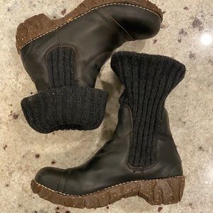 El Naturalista Yggdrasil Knit Sock Boots